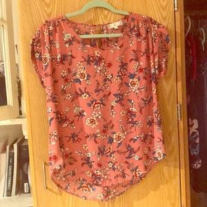 floral, casual blouse